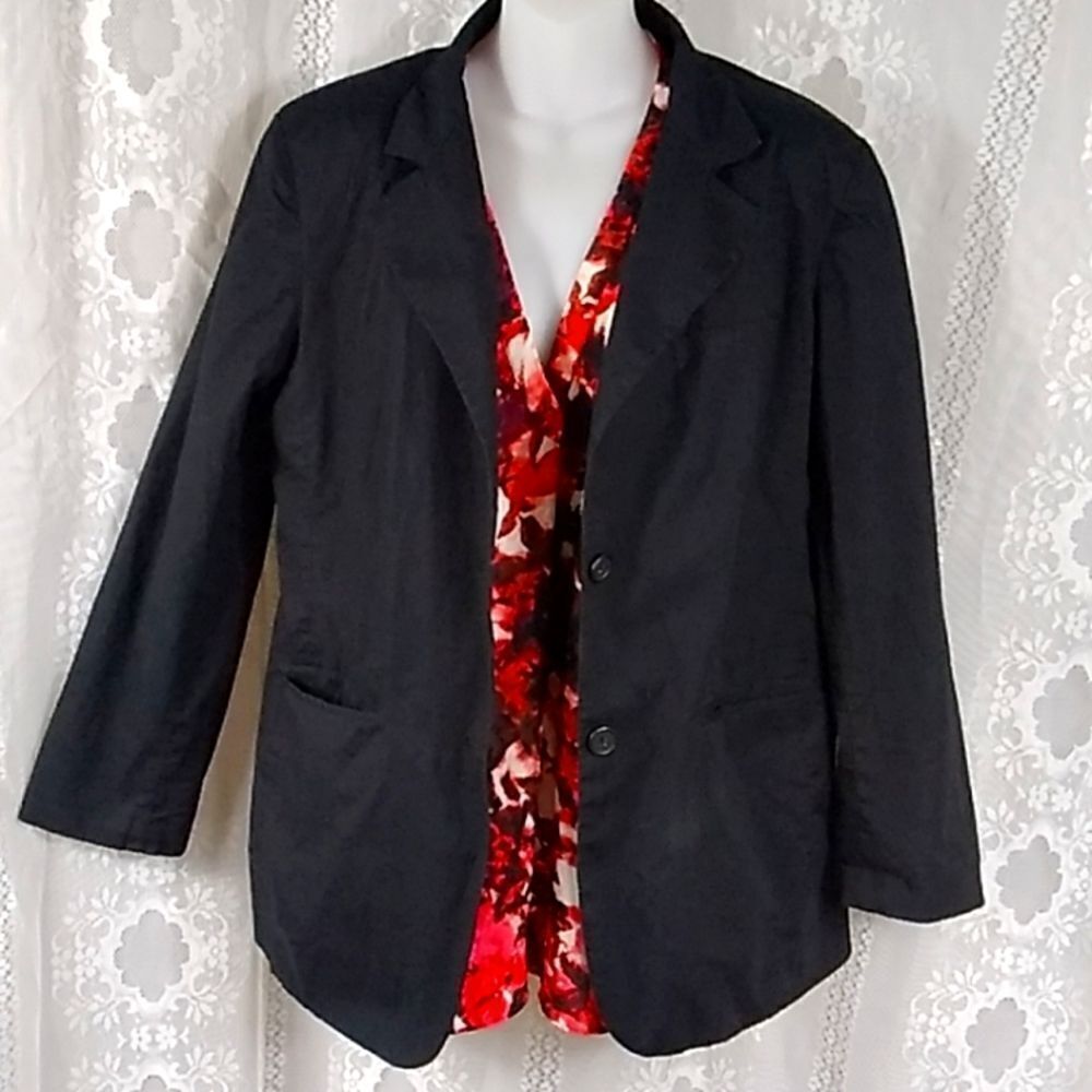 ALLEN B WOMEN'S BLACK JACKET SIZE XL